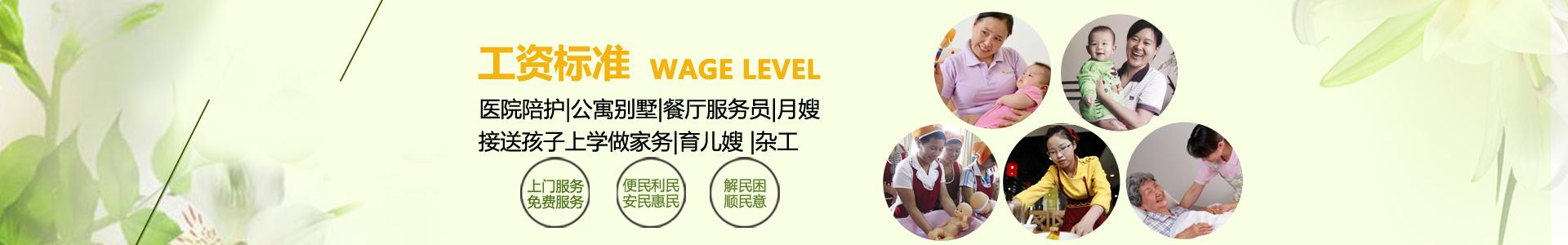 工资标准banner
